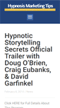 Mobile Screenshot of hypnosismarketingtips.com
